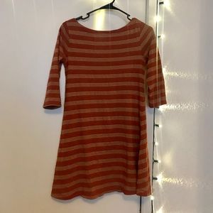 BDG Orange striped Dress Size S-P